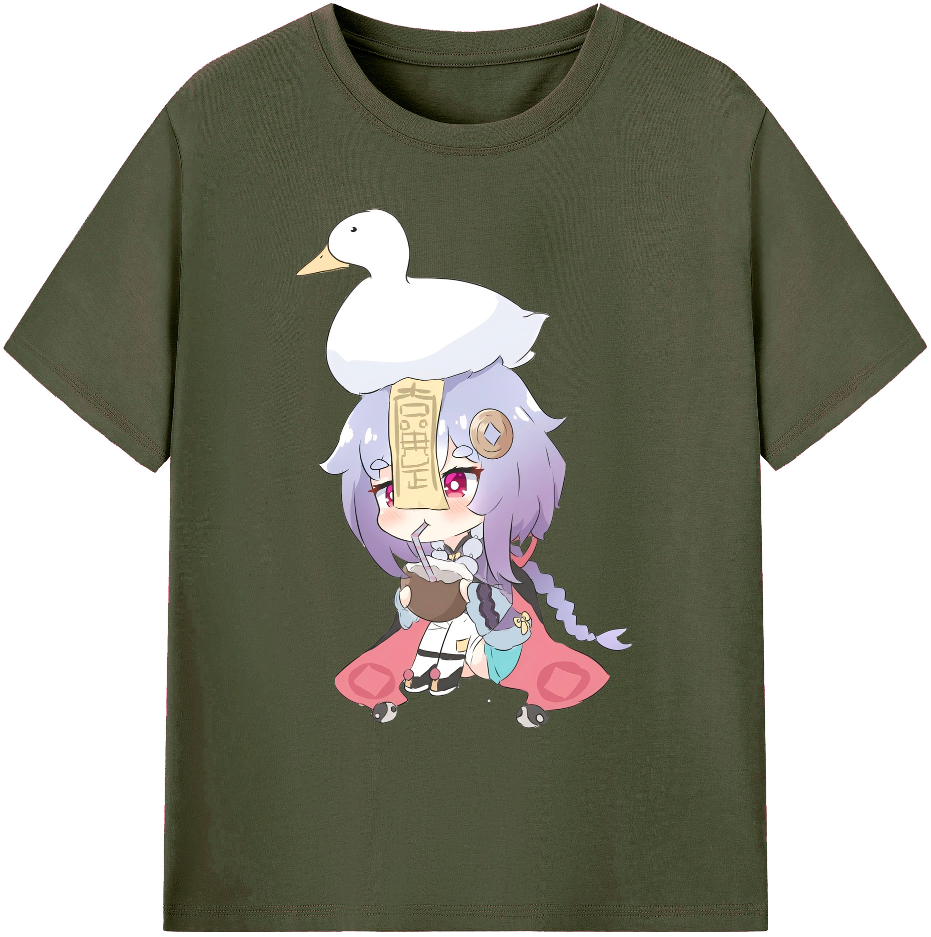 げんし神 七七 なな  genshin Nana 綿100％ メンズ半袖Tシャツ｜肌触りやわらか＆通気性